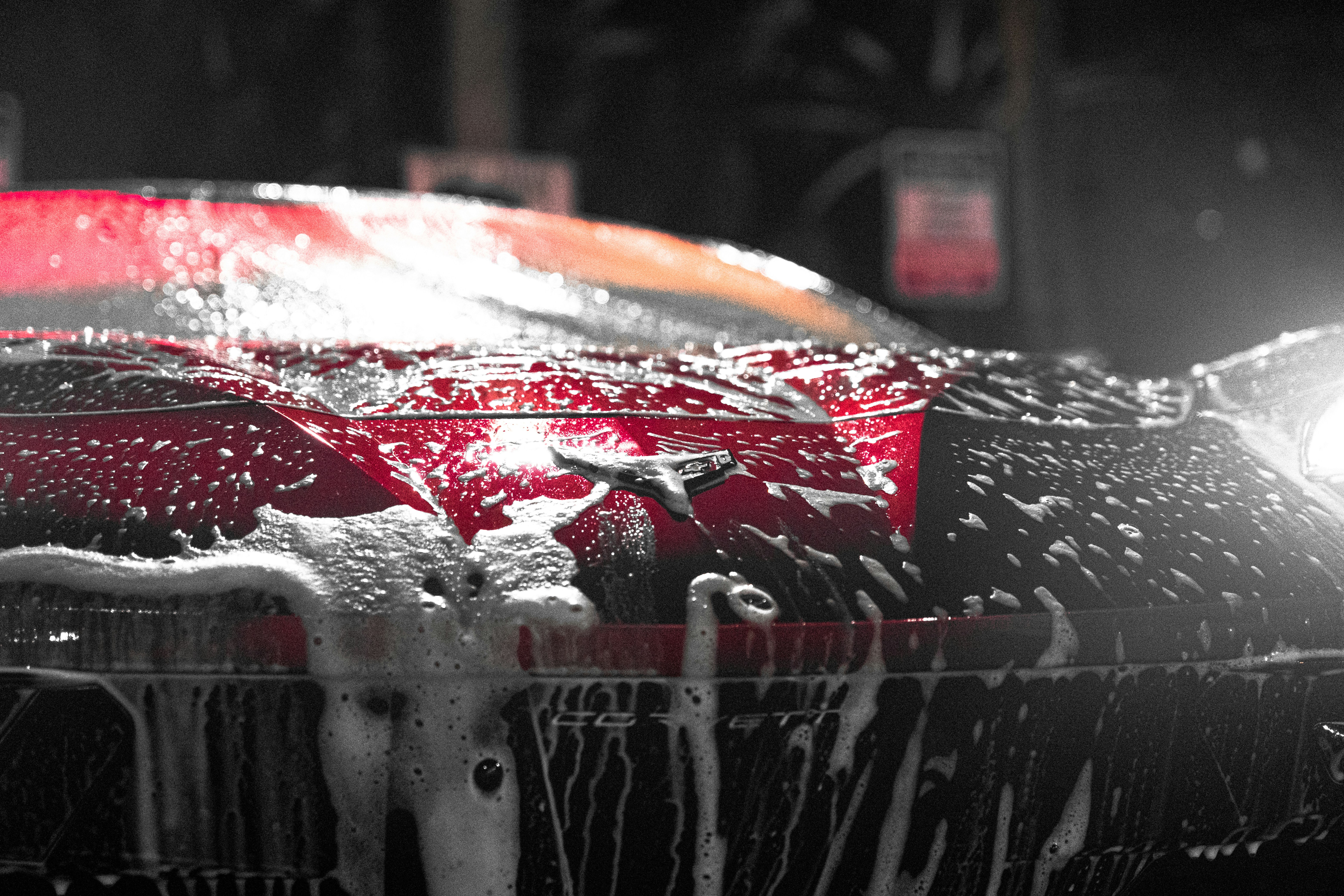 Professional car detailing process